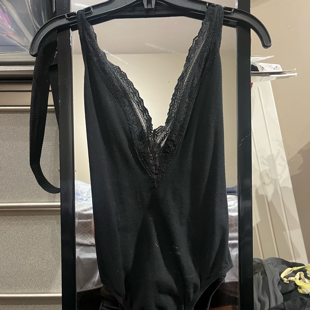 black bodysuit